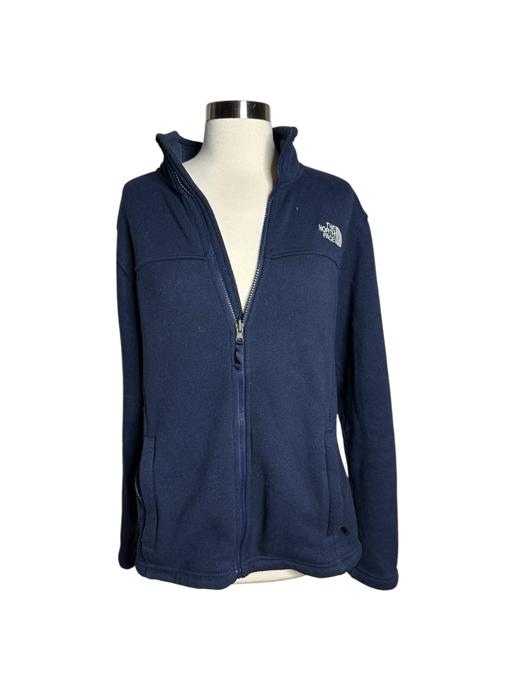 The North Face Gallio Triclimate Sweater Fleece Jacket Navy Blue Men's Size M